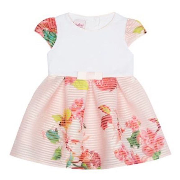ted baker baby girl pink dress